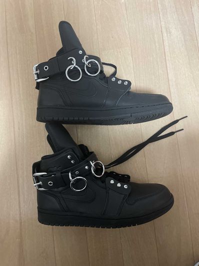 COMME des GARÇONS × Nike Air Jordan 1 High "Black"