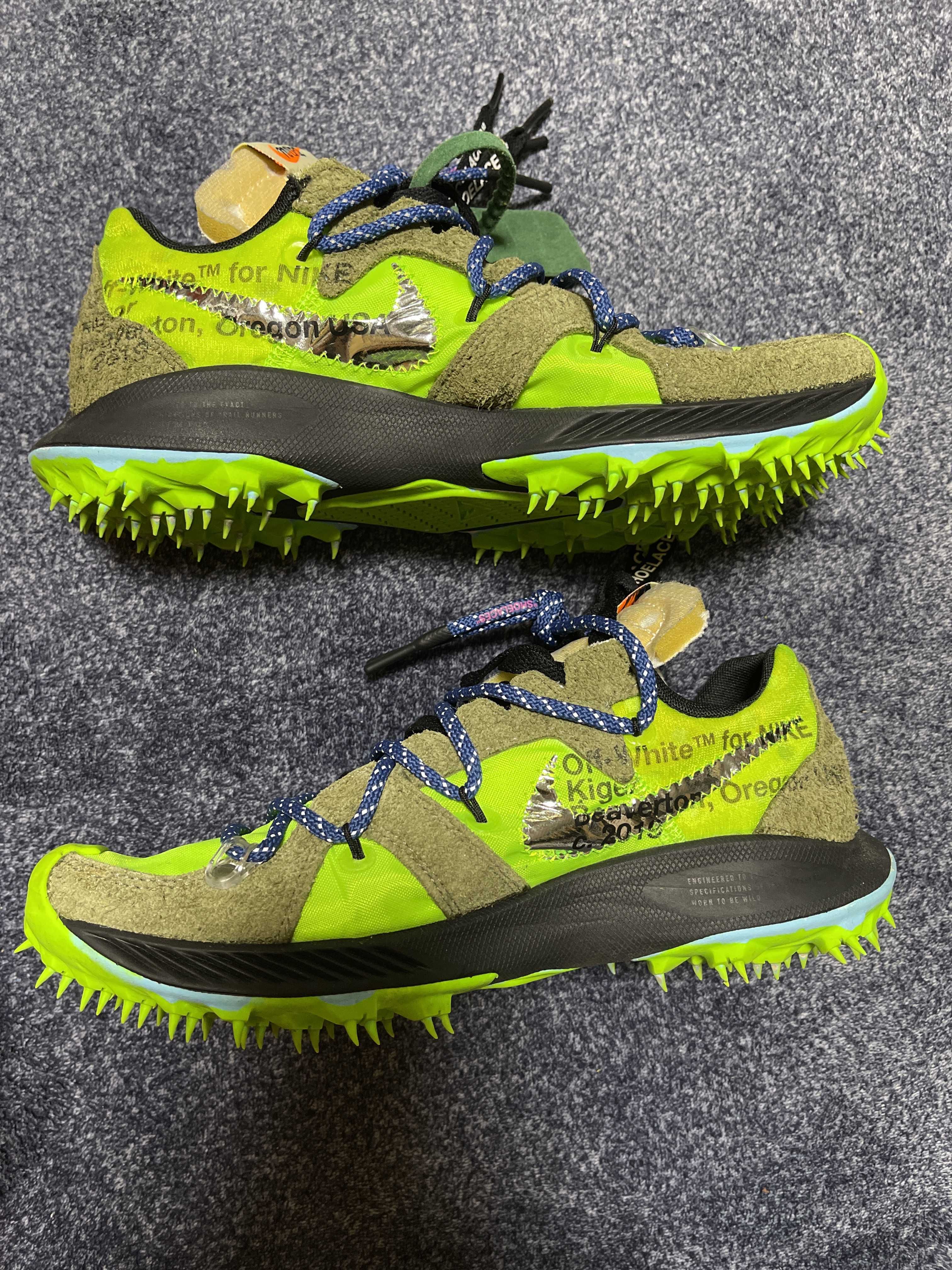 Off-White × Nike Women's Air Zoom Terra Kiger 5 "Green"