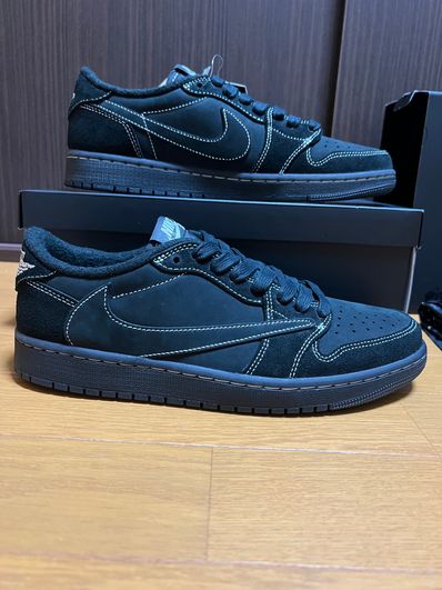 Travis Scott × Nike Air Jordan 1 Low OG SP "Black Phantom"