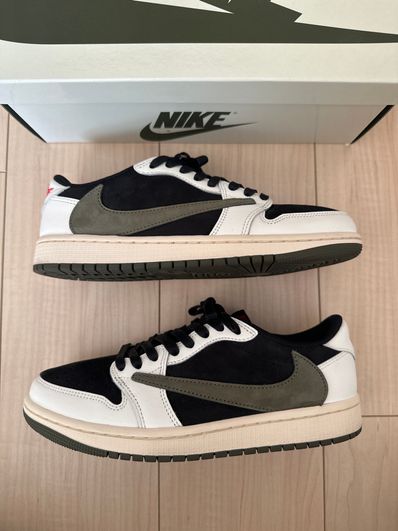 Travis Scott × Nike Women's Air Jordan 1 Low OG "Medium Olive"
