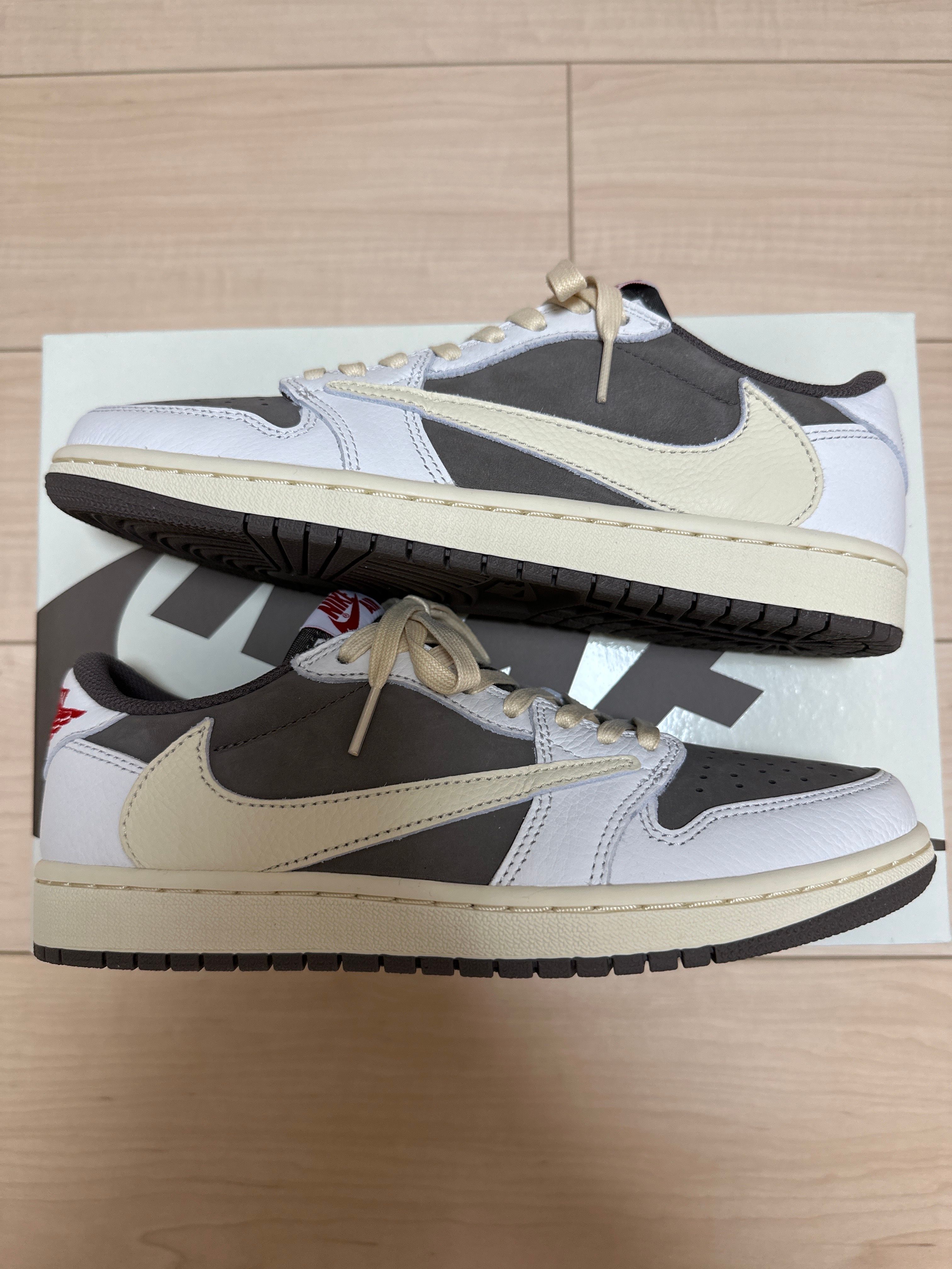 Travis Scott × Nike Air Jordan 1 Low OG SP "Reverse Mocha/Sail and Ridgerock"