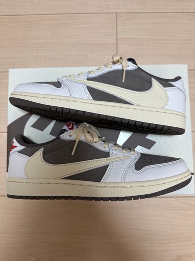 Travis Scott × Nike Air Jordan 1 Low OG SP "Reverse Mocha/Sail and Ridgerock"