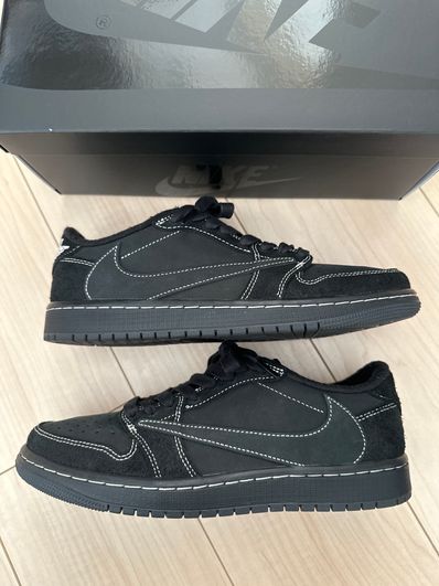 Travis Scott × Nike Air Jordan 1 Low OG SP "Black Phantom"