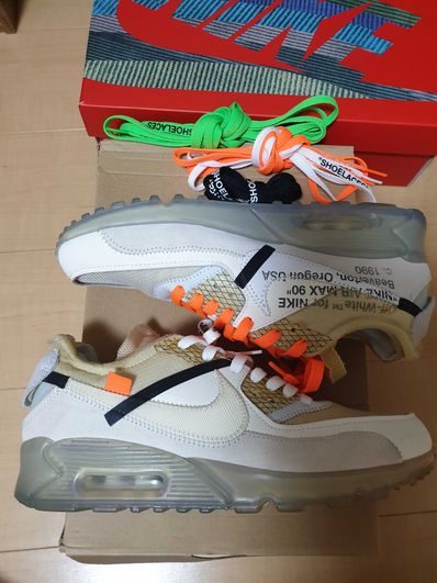 Off-White × Nike Air Max 90 "The 10/Sail"