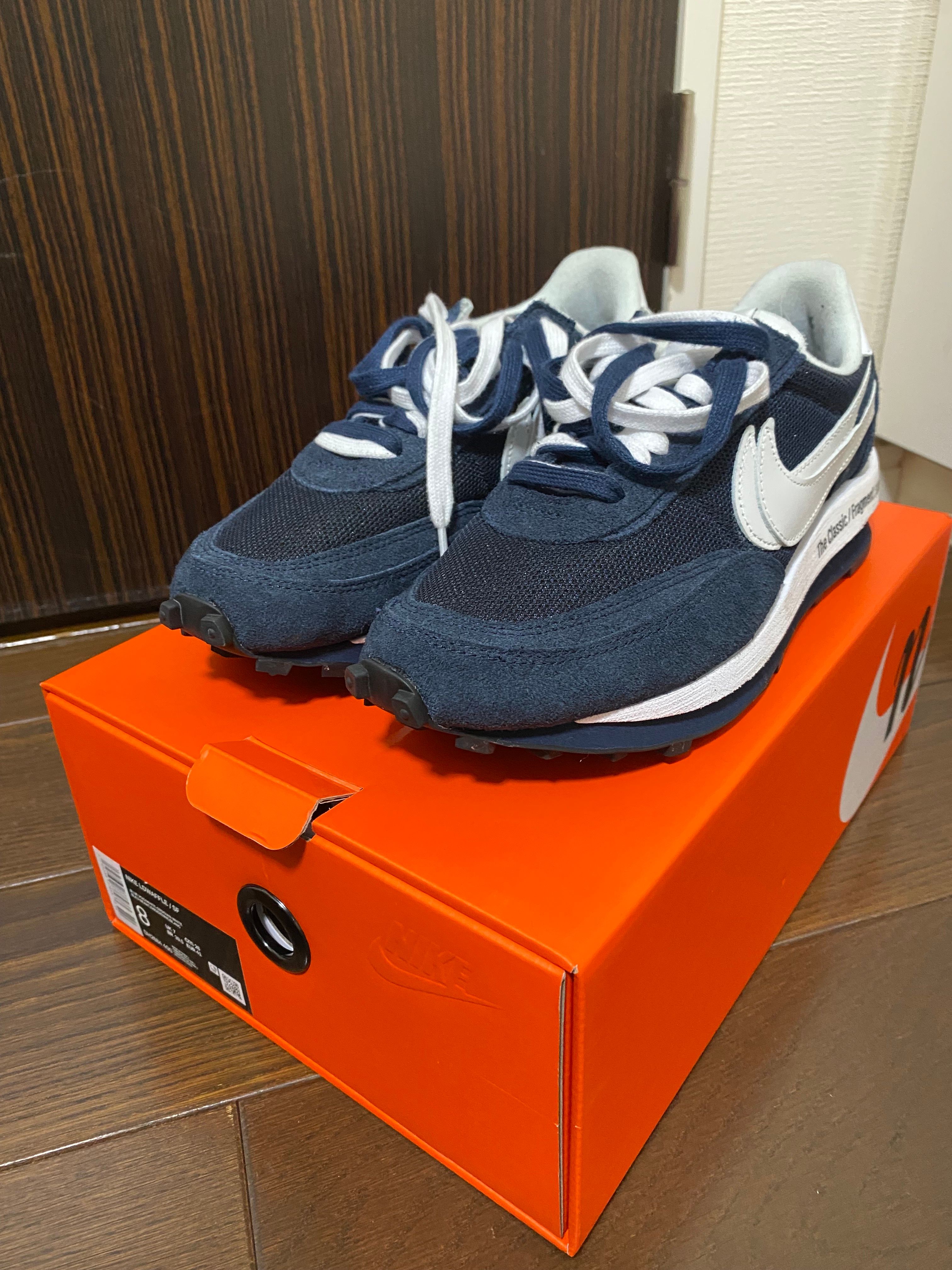 Fragment × sacai × Nike LD Waffle "Blackended Blue"