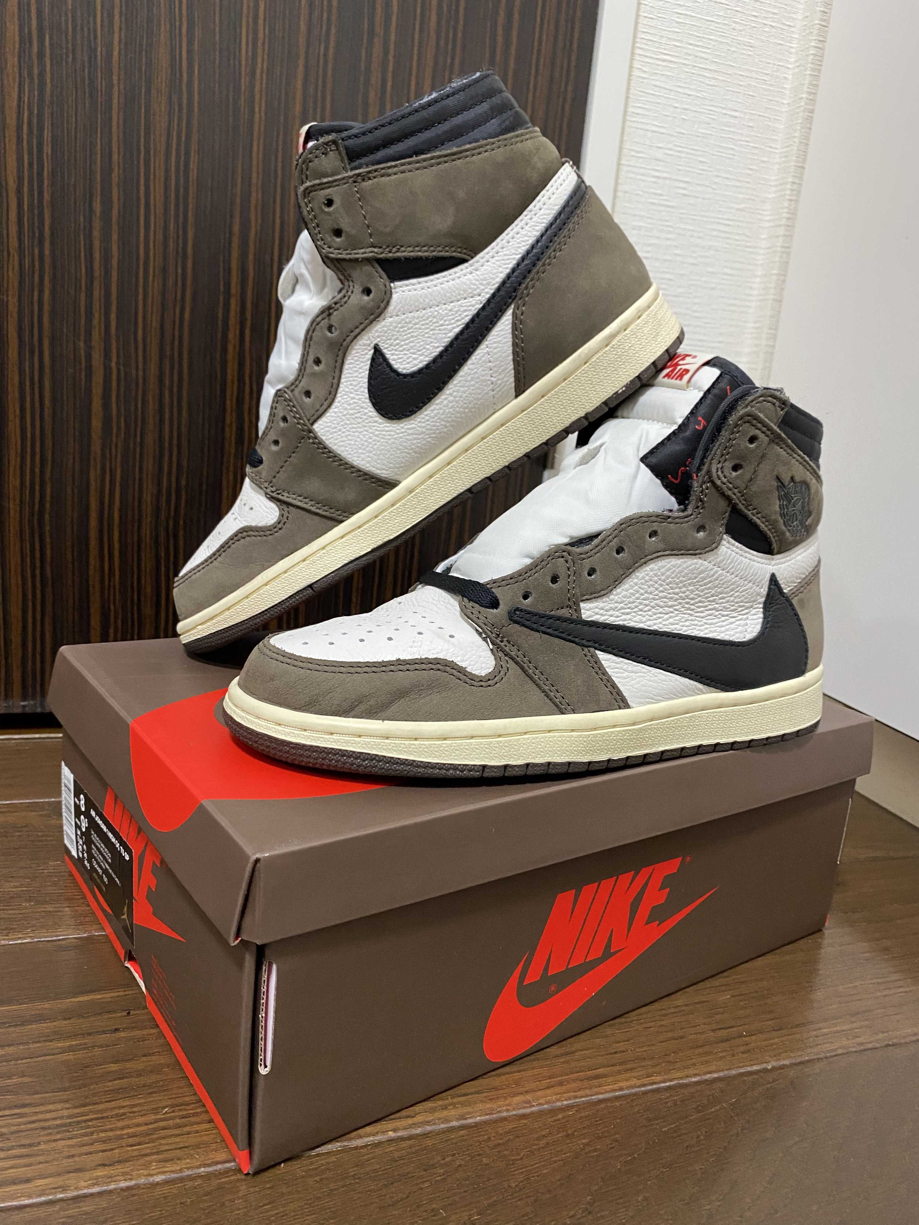 Travis Scott × Nike Air Jordan 1 Retro High OG TS SP "Sail/Dark Mocha"