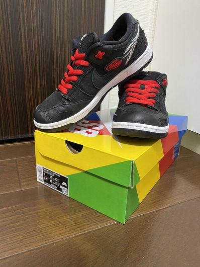 Wasted Youth × Nike SB Dunk Low "Black Denim" / VERDY