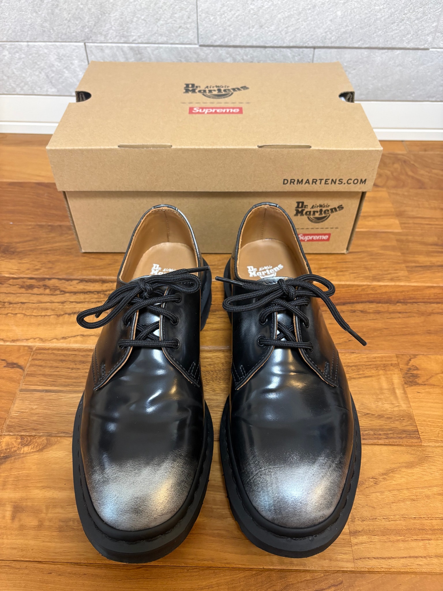 Supreme × Dr.Martens 1461 3 Eye Shoe "Black"