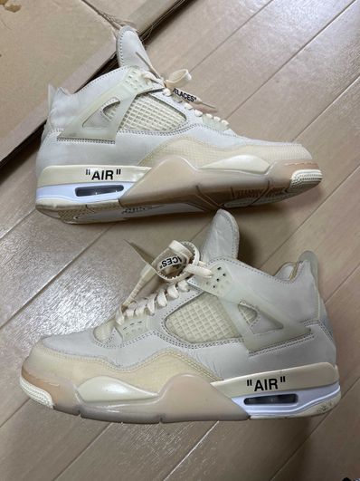 Off-White × Nike Women's Air Jordan 4 SP "Sail"