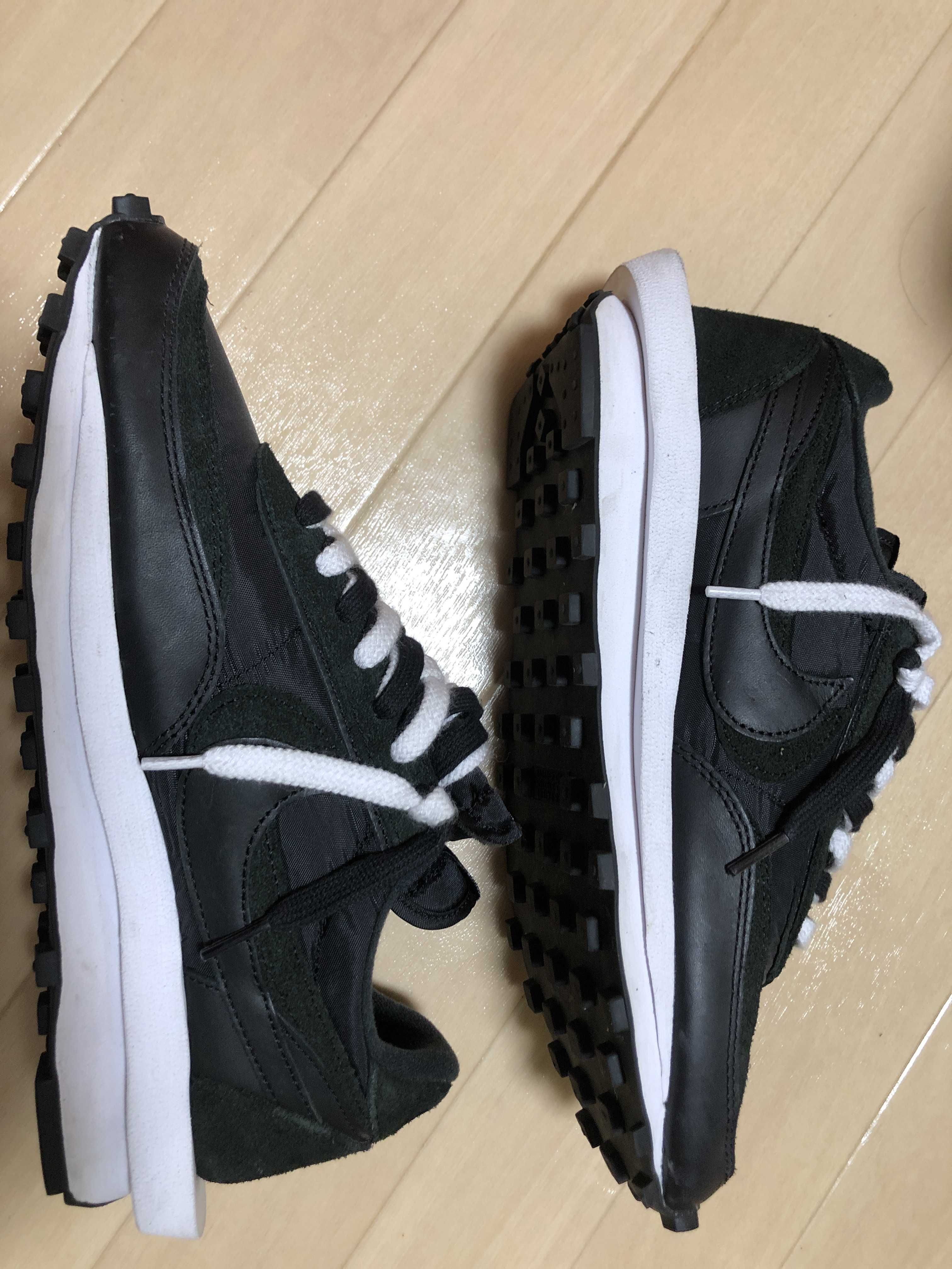 sacai × Nike LDV Waffle "Triple Black"