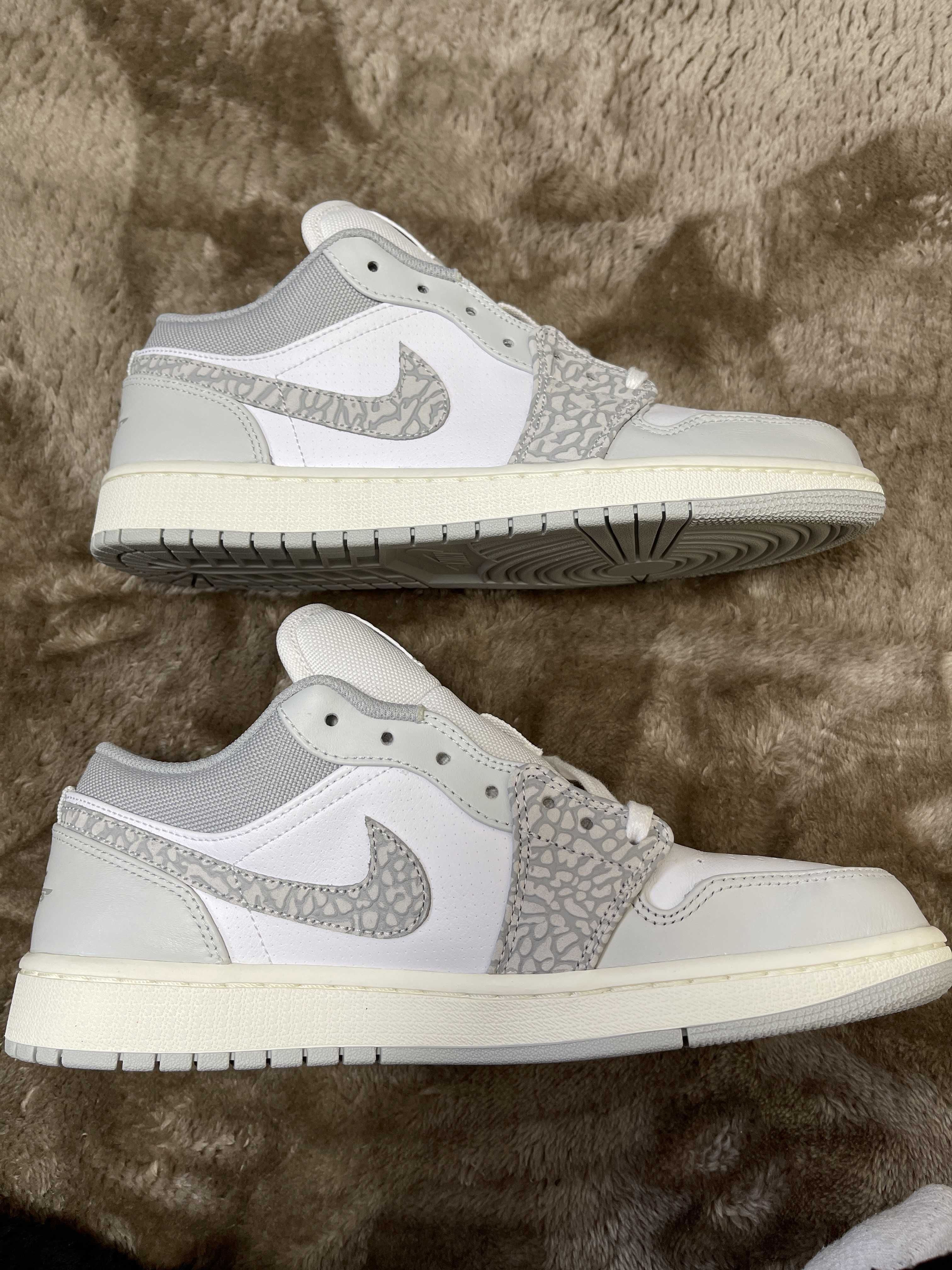 Nike Air Jordan 1 Low PRM "Elephant Print/Safari"