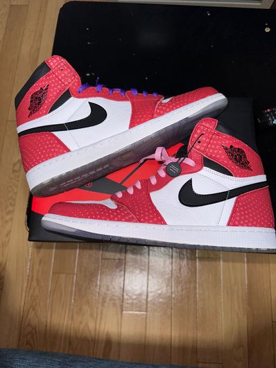 Spiderman × Nike Air Jordan 1 Origin Story "Gym Red/White/Photo Blue/Black"