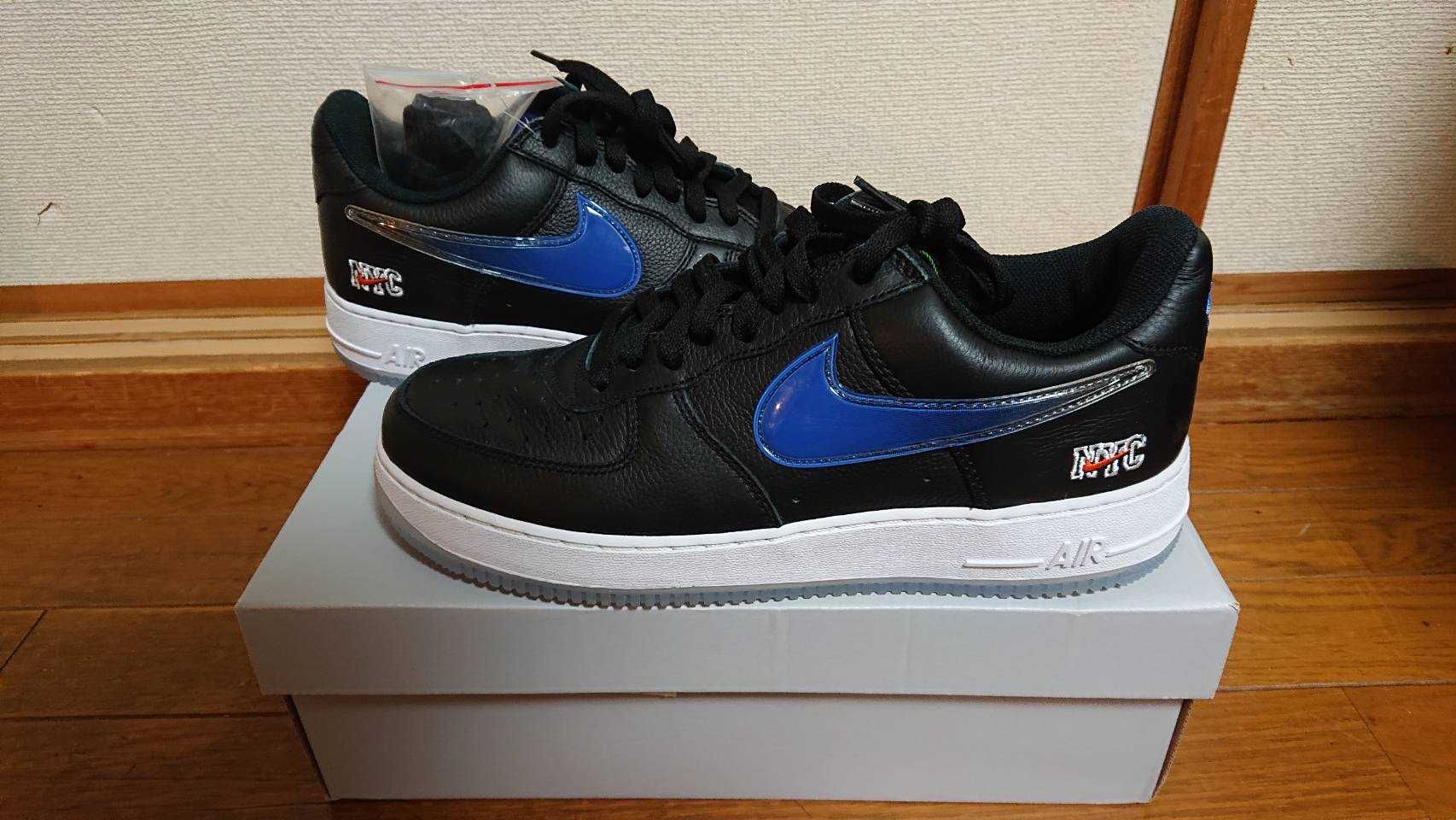 KITH × Nike Air Force 1 Low New York Knicks "Black/Brilliant Orange/Rush/Brilliant White"