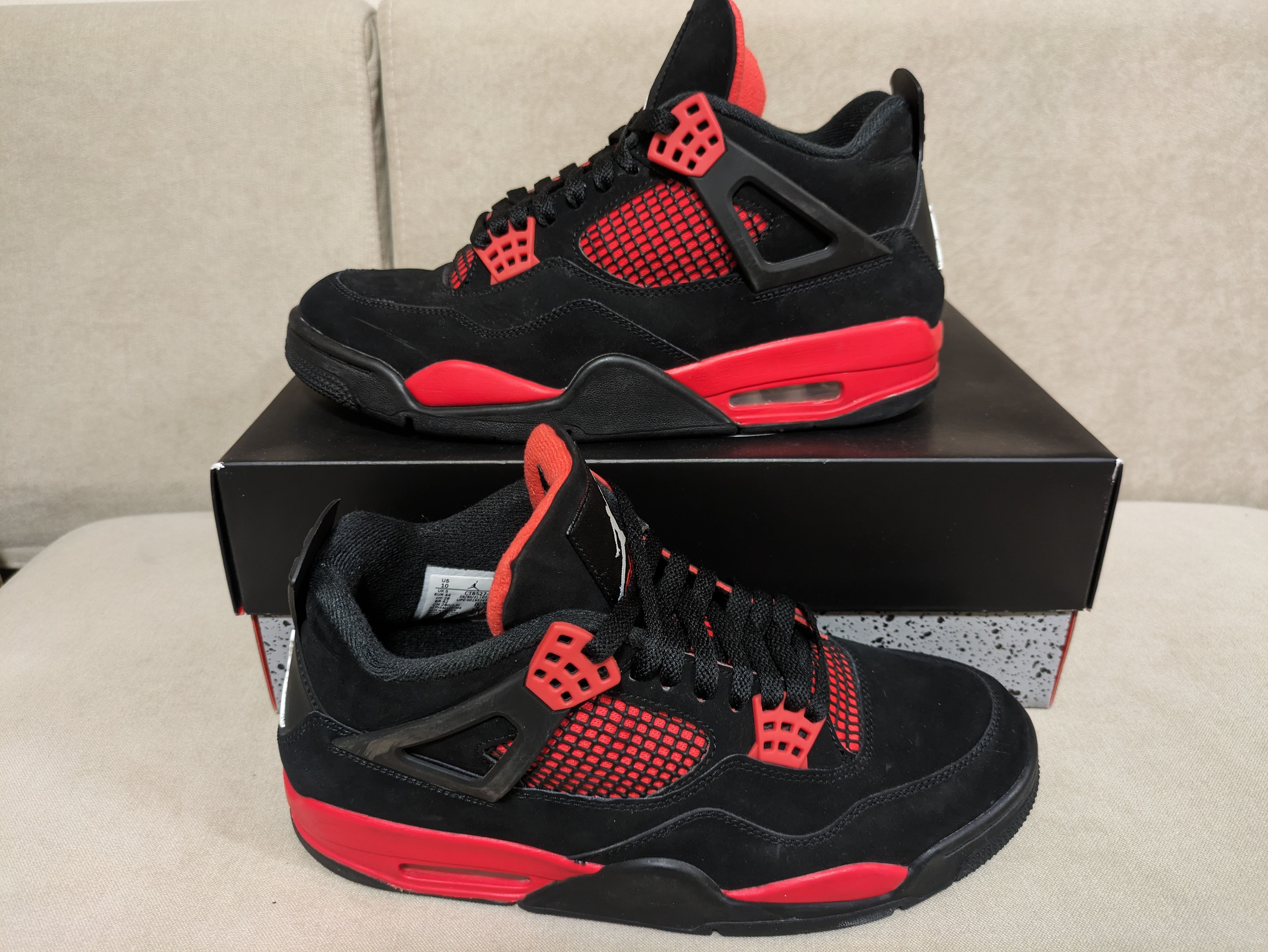 Nike Air Jordan 4 "Red Thunder/Crimson"