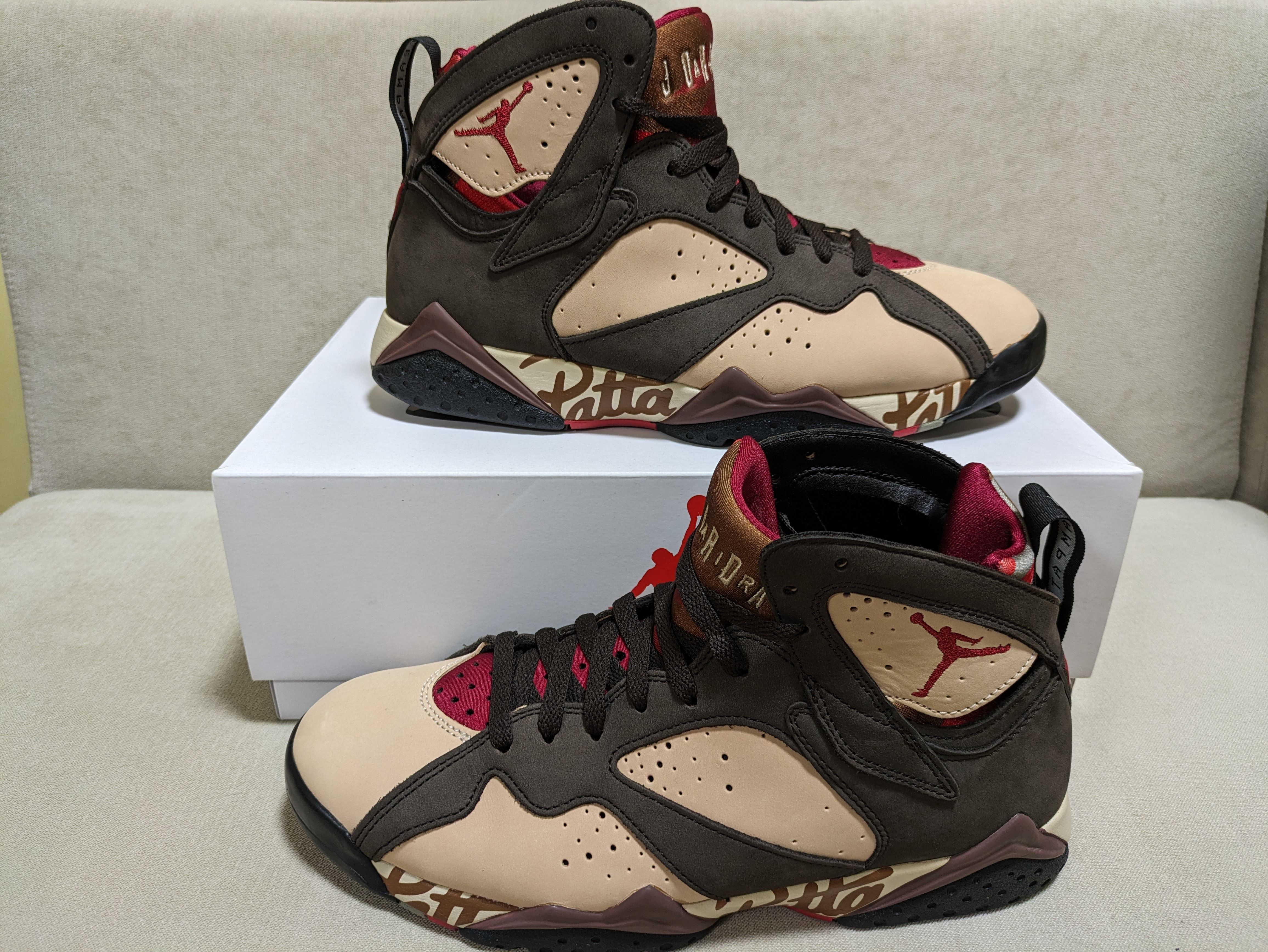 Patta × Nike Air Jordan 7 OG "Brown"