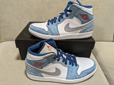 Nike Air Jordan 1 Mid SE "White/Hyper Royal/Red"
