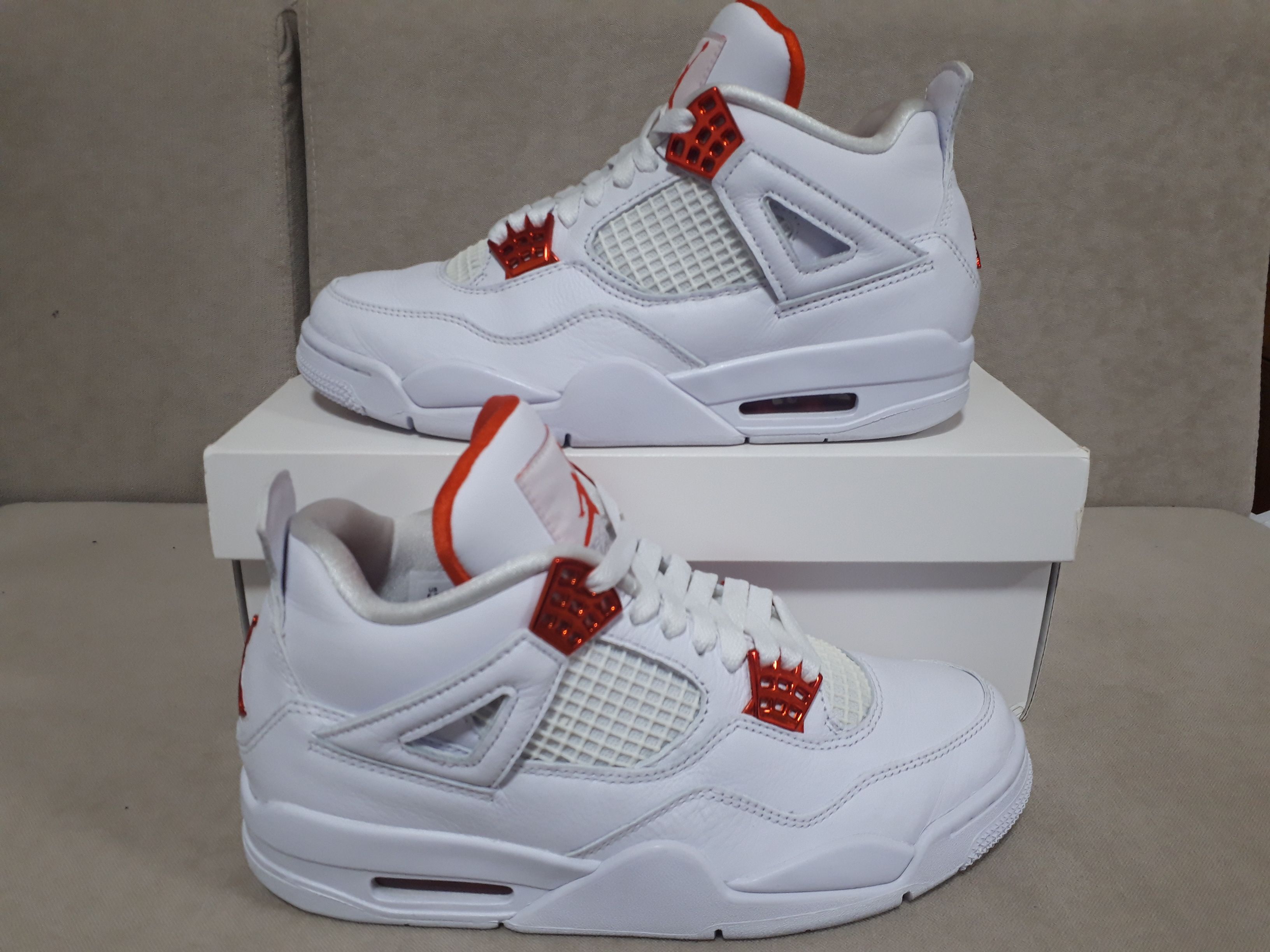 Nike Air Jordan 4 Retro "White/Team Orange"