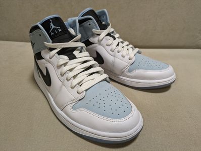 Nike Air Jordan 1 Mid "Ice Blue Nubuck"
