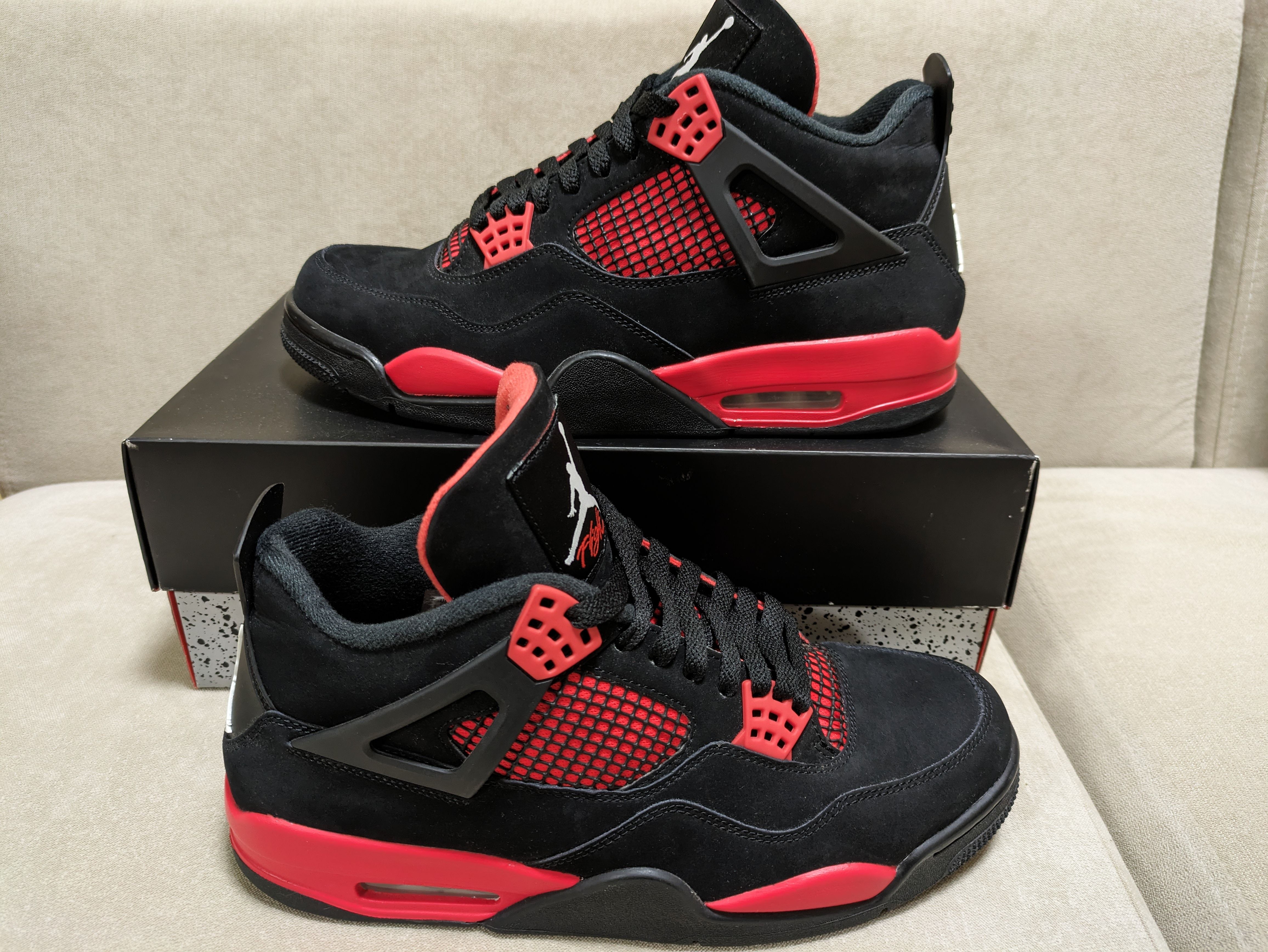 Nike Air Jordan 4 "Red Thunder/Crimson"