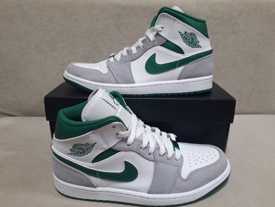 Nike Air Jordan 1 Mid "Green Grey White"