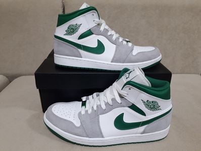 Nike Air Jordan 1 Mid "Green Grey White"