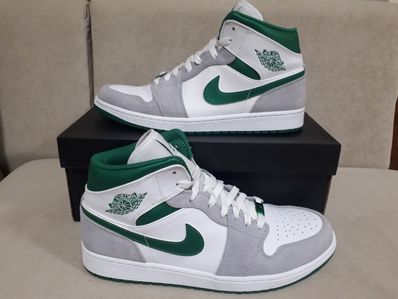 Nike Air Jordan 1 Mid "Green Grey White"