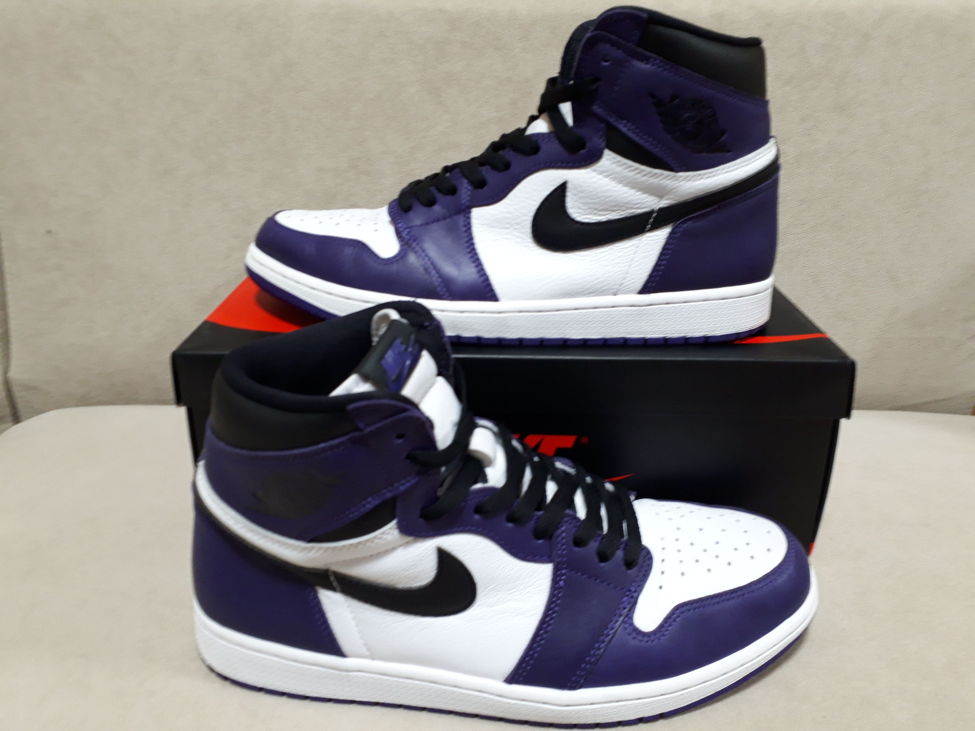 Nike Air Jordan 1 Retro High OG "Court Purple White/Black" (2020)