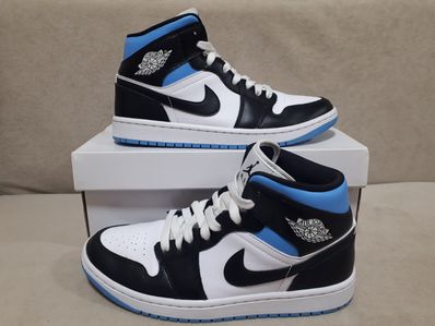 Nike Women's Air Jordan 1 Mid "Black/University Blue"