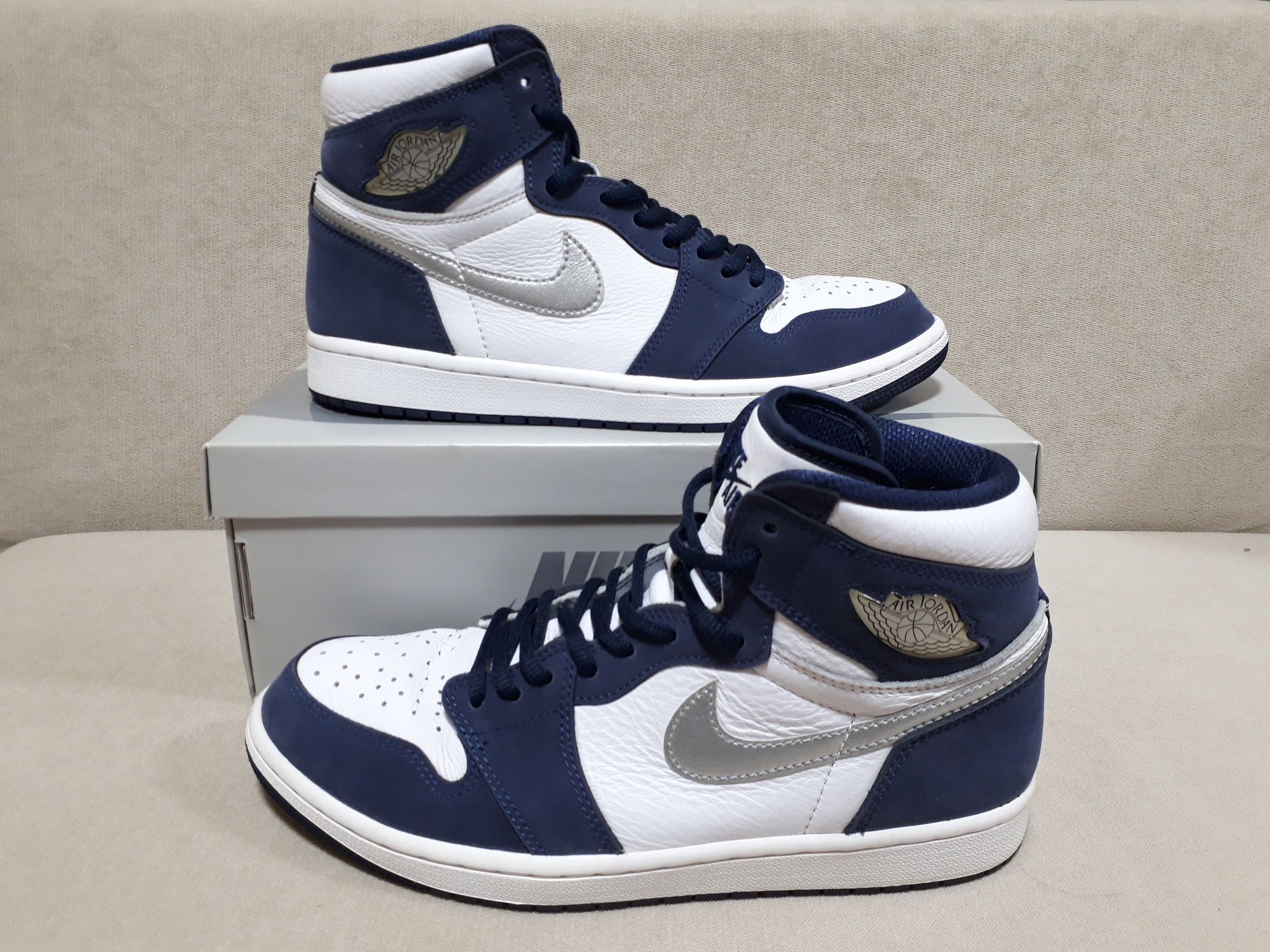 Nike Air Jordan 1 High OG CO.JP "White/Midnight Navy" (2020)(ブリーフケースなし)