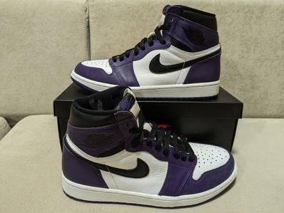 Nike Air Jordan 1 Retro High OG "Court Purple White/Black" (2020)