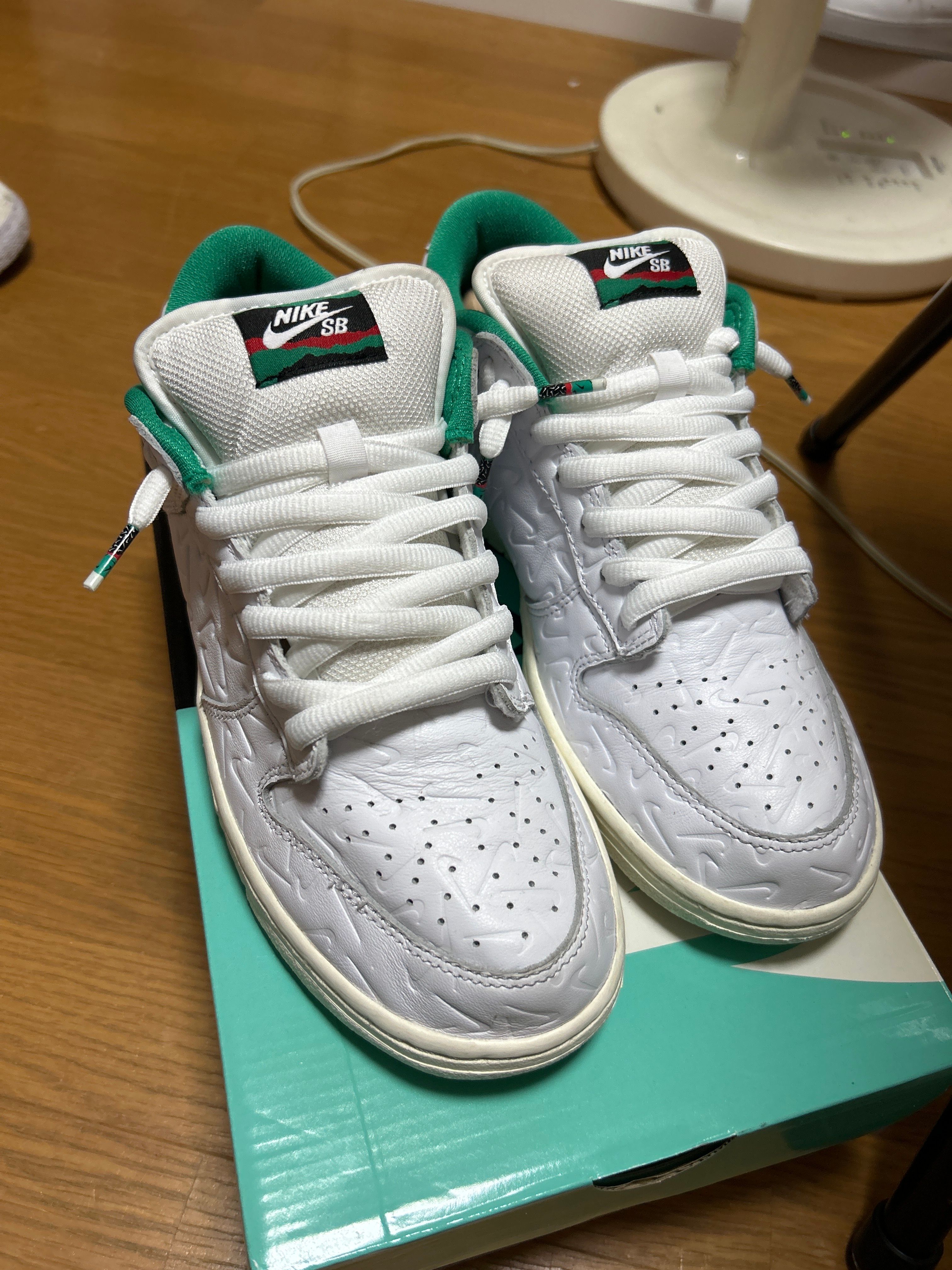 BEN-G × Nike SB Dunk Low "White/Green"