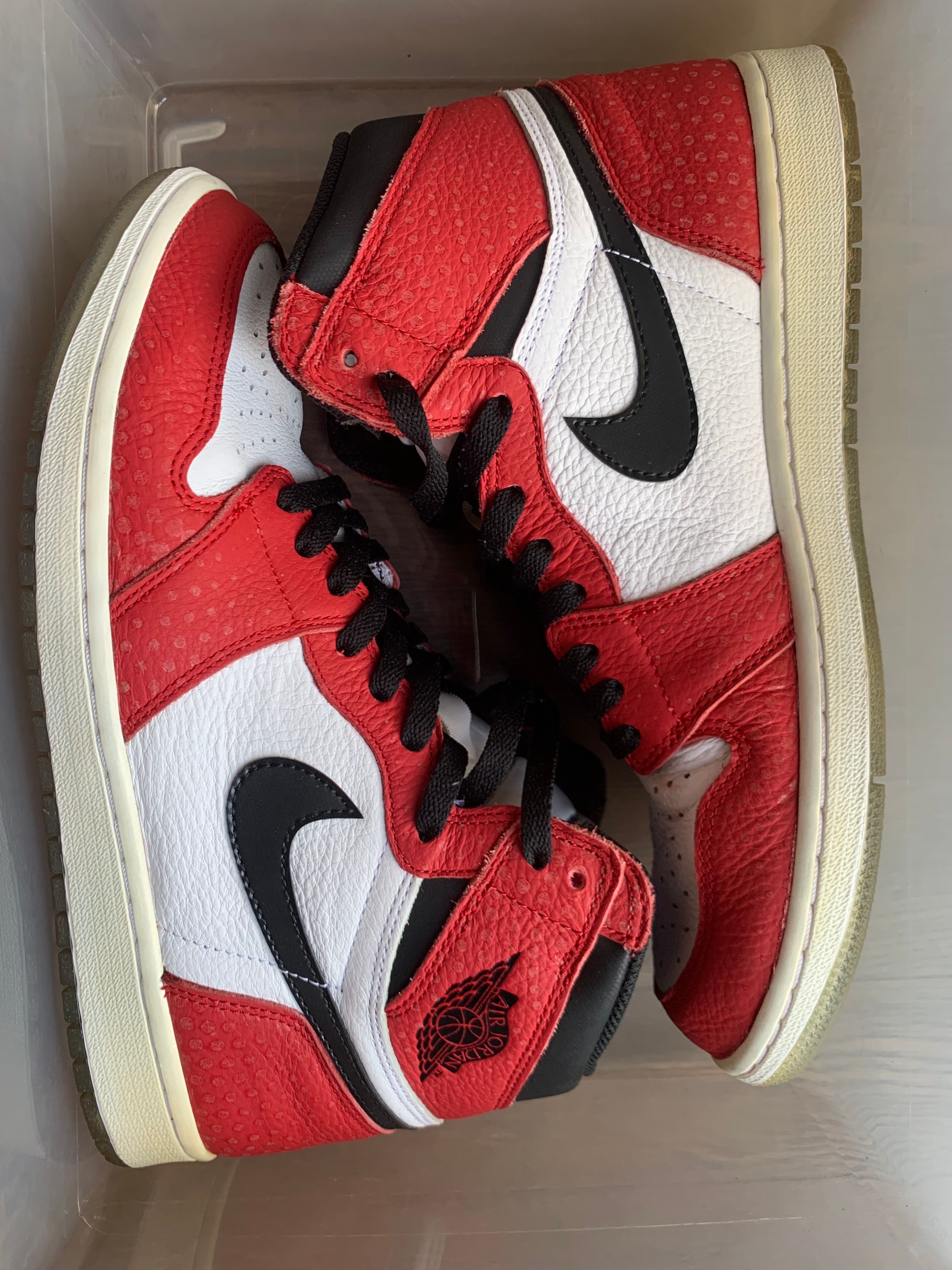 Spiderman × Nike Air Jordan 1 Origin Story "Gym Red/White/Photo Blue/Black"