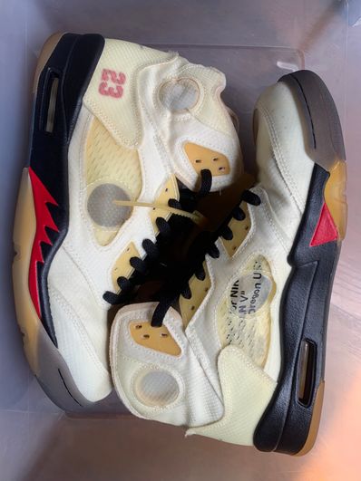 Off-White × Nike Air Jordan 5 "Sail"