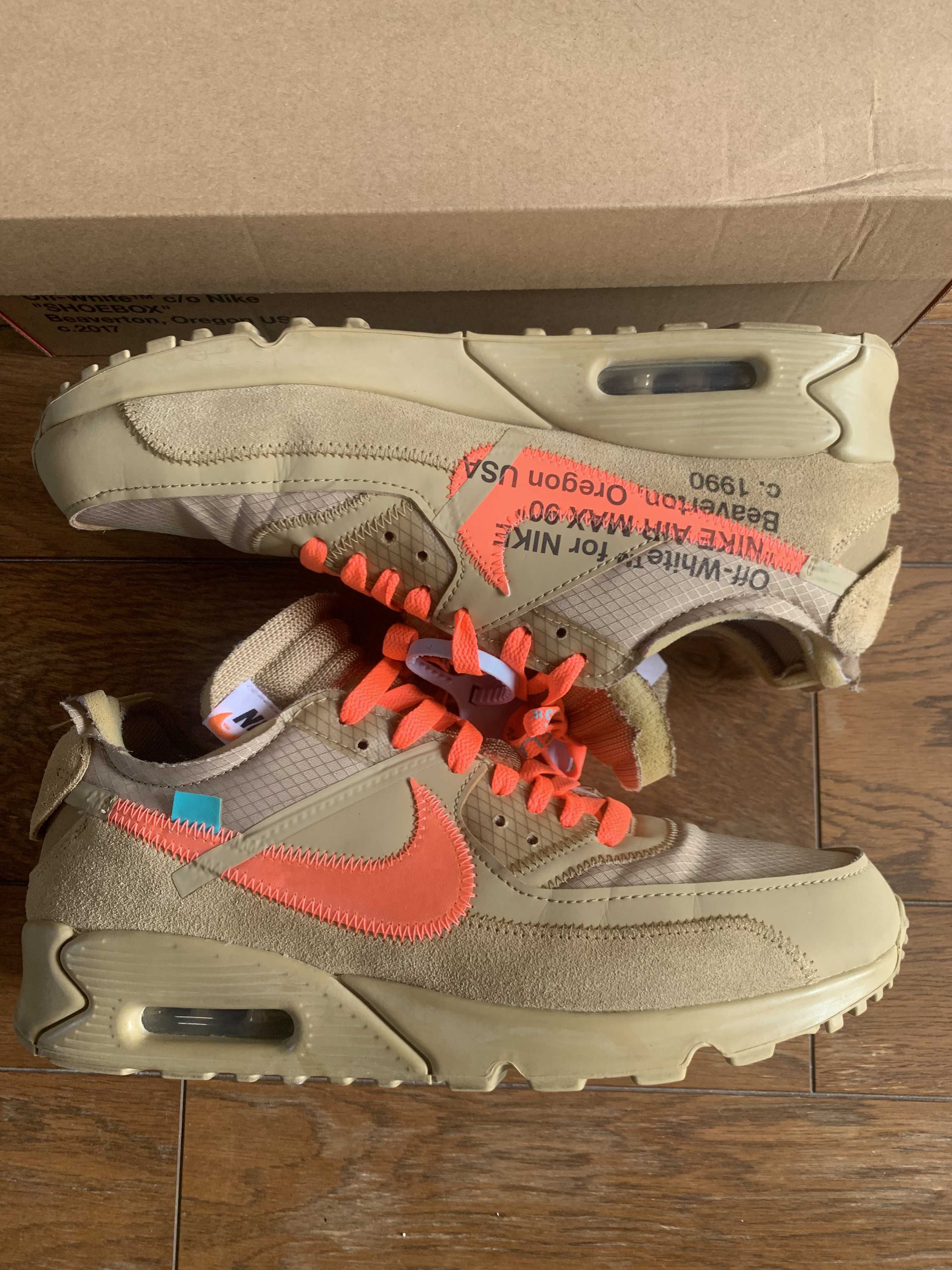 Off-White × Nike Air Max 90 "Desert Ore"