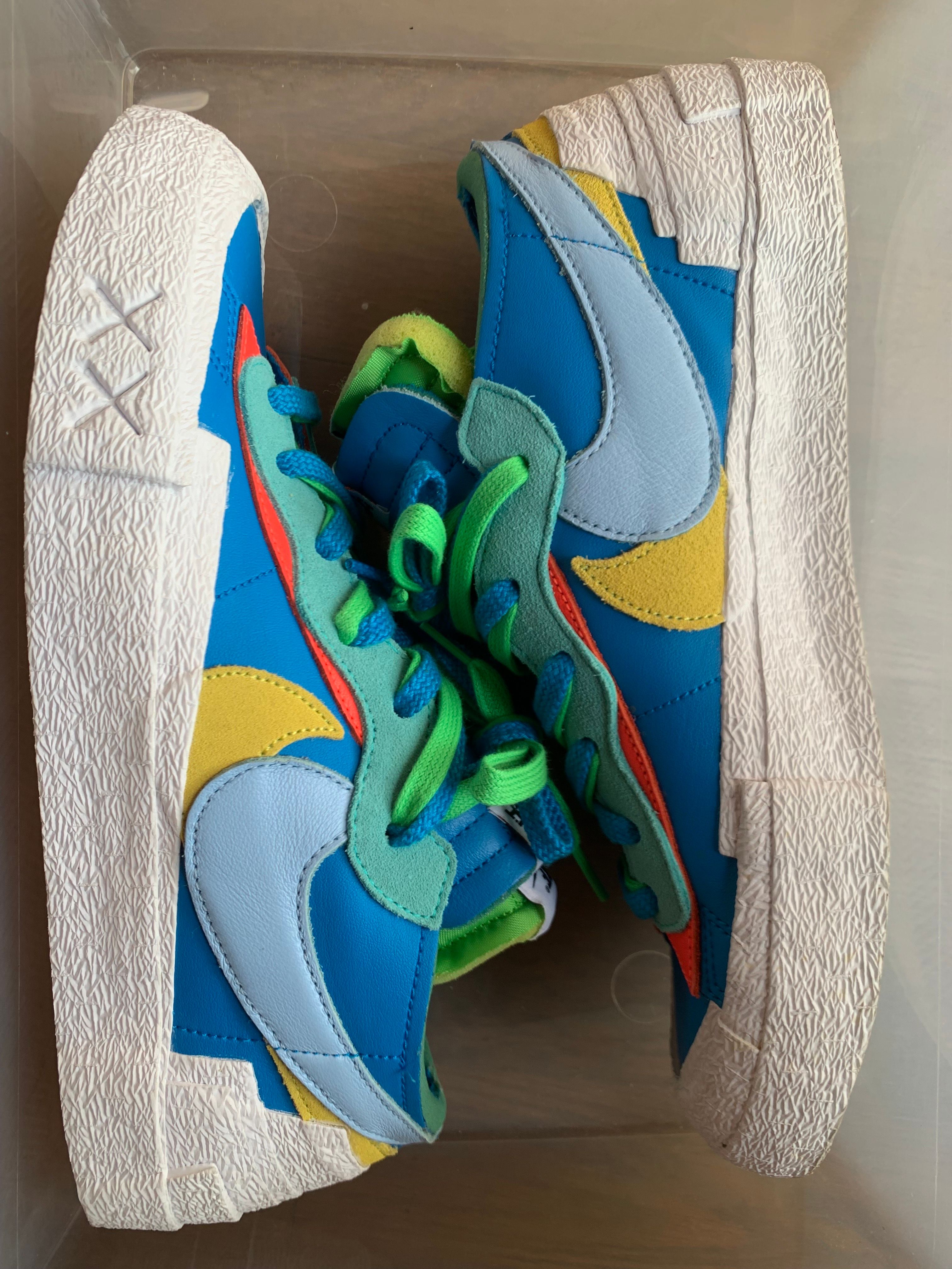 KAWS × sacai × Nike Blazer Low "Neptune Blue"