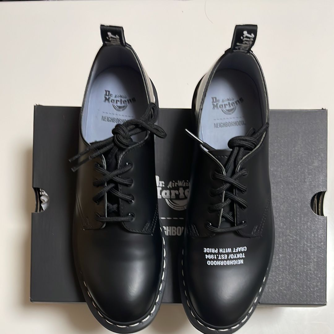 NEIGHBORHOOD × Dr.Martens Smith 4 Hole "Black"