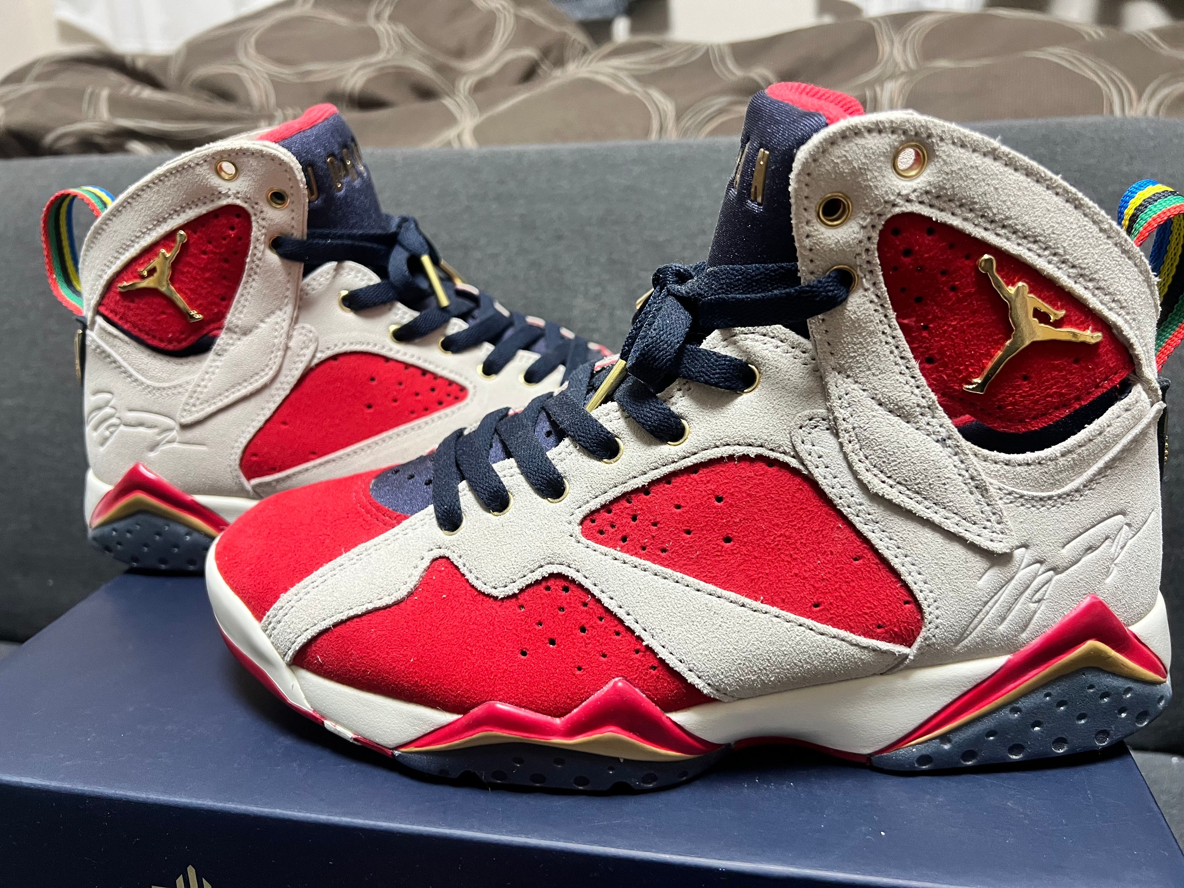 Trophy Room × Nike Air Jordan 7 "True Red and Obsidian"