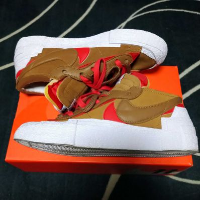 SACAI × NIKE BLAZER LOW "BRITISH TAN"