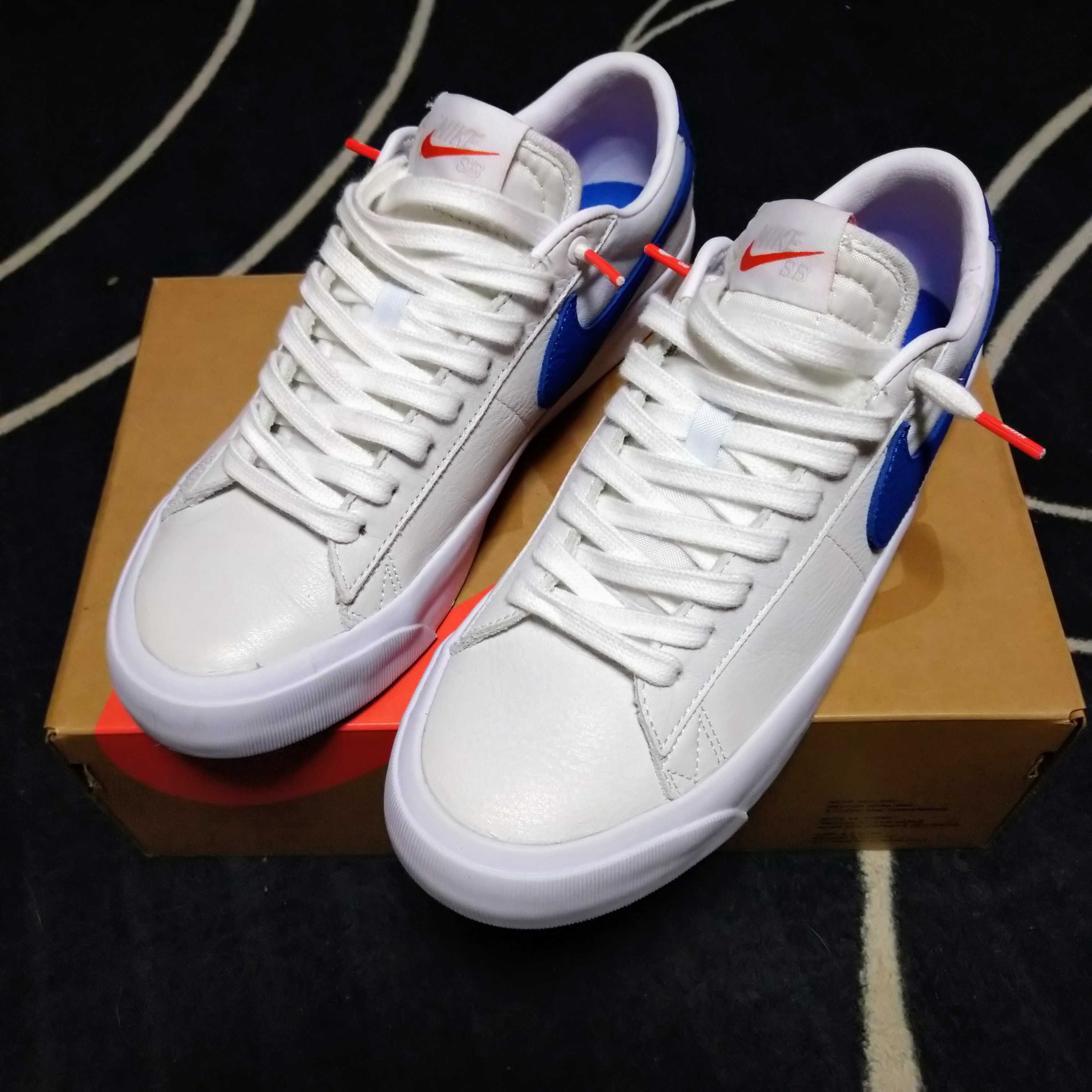 Nike SB Orange Label Zoom Blazer Low PRO GT ISO "White/Varsity Royal"