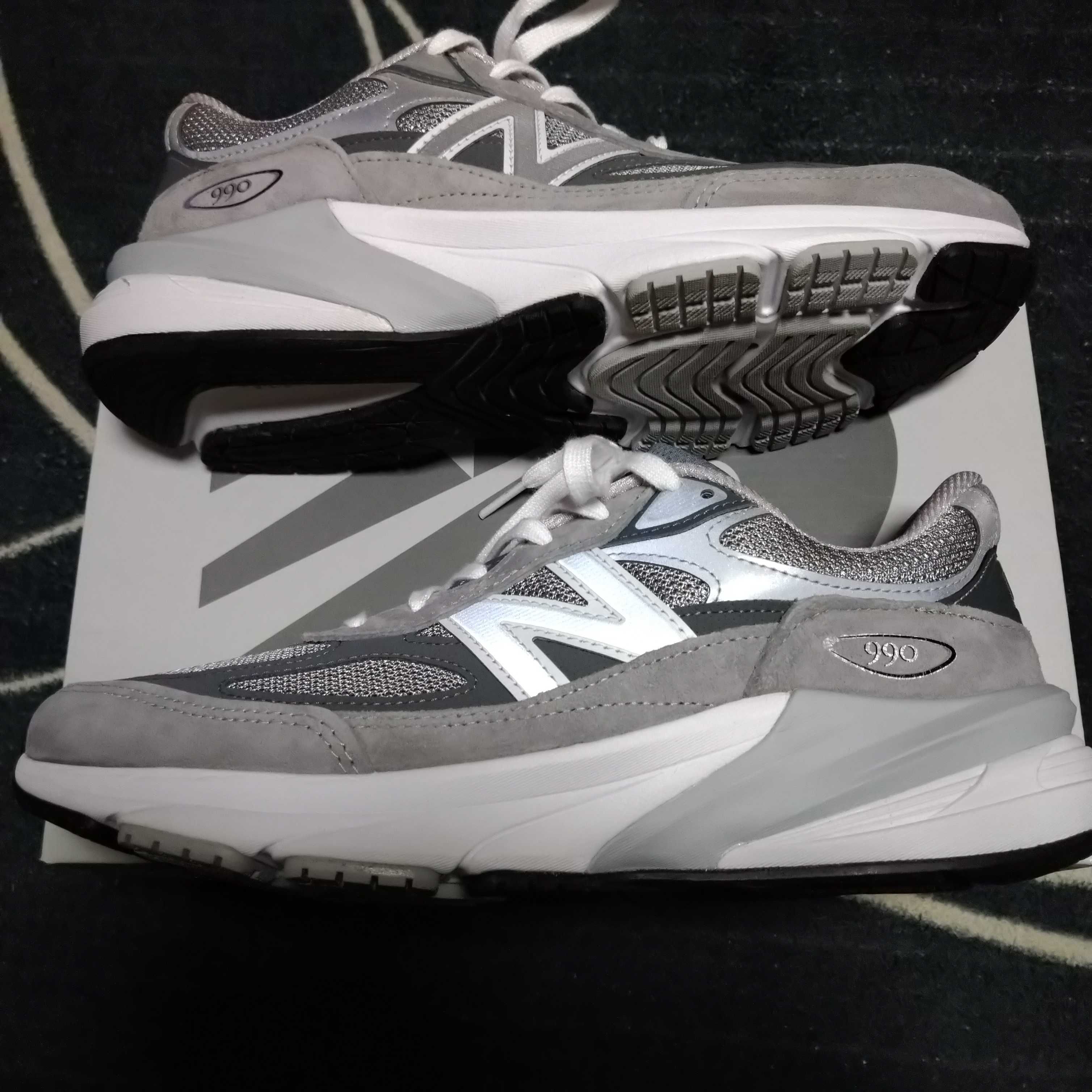 New Balance 990V6 "Gray" (Heel Logo NB)