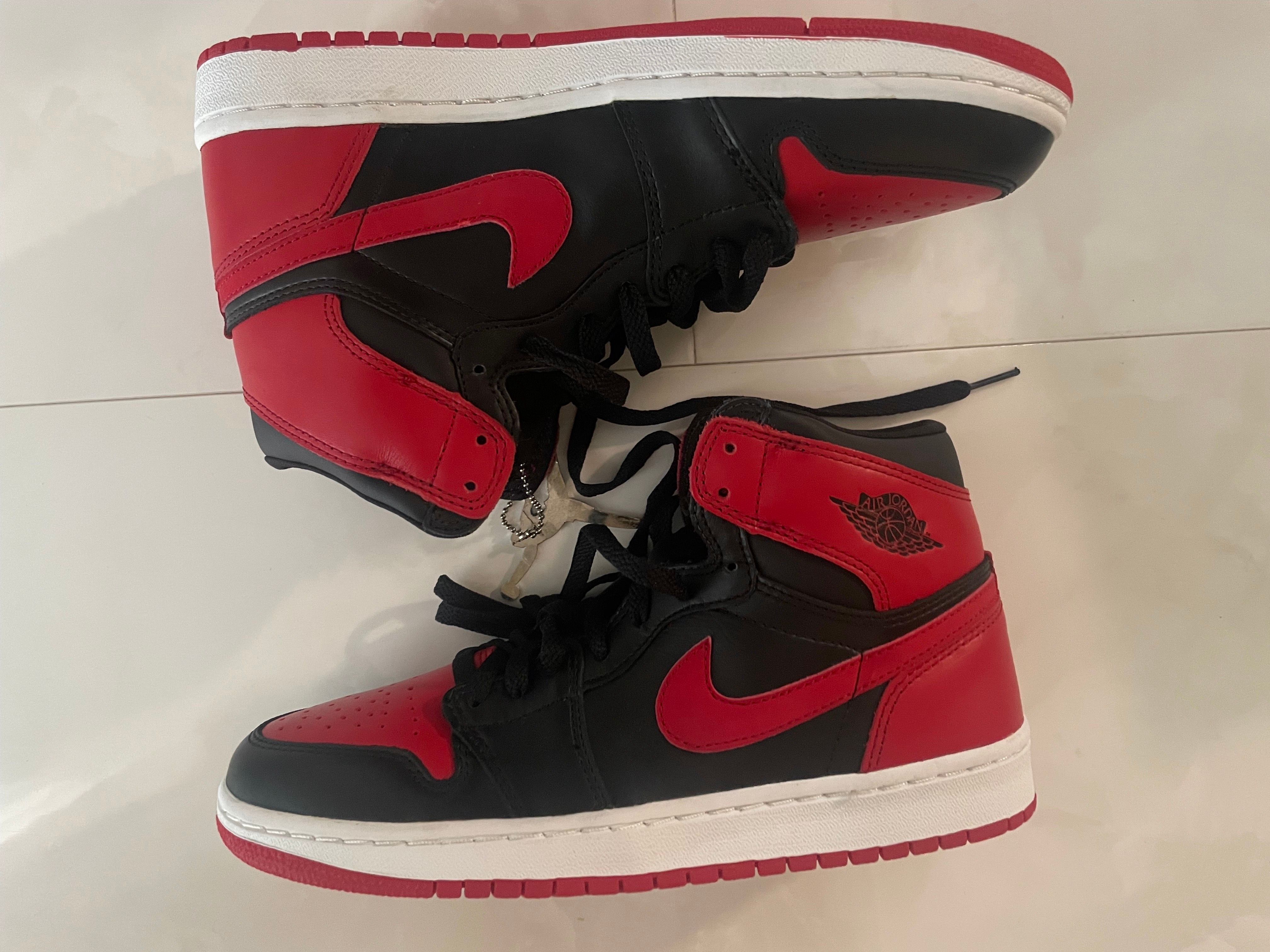 Nike Air Jordan 1 Retro High "Black Varsity Red/Bred"(2001)