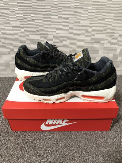 Carharte WIP × Nike Air Max 95 "Black/Sail/Total Orange"