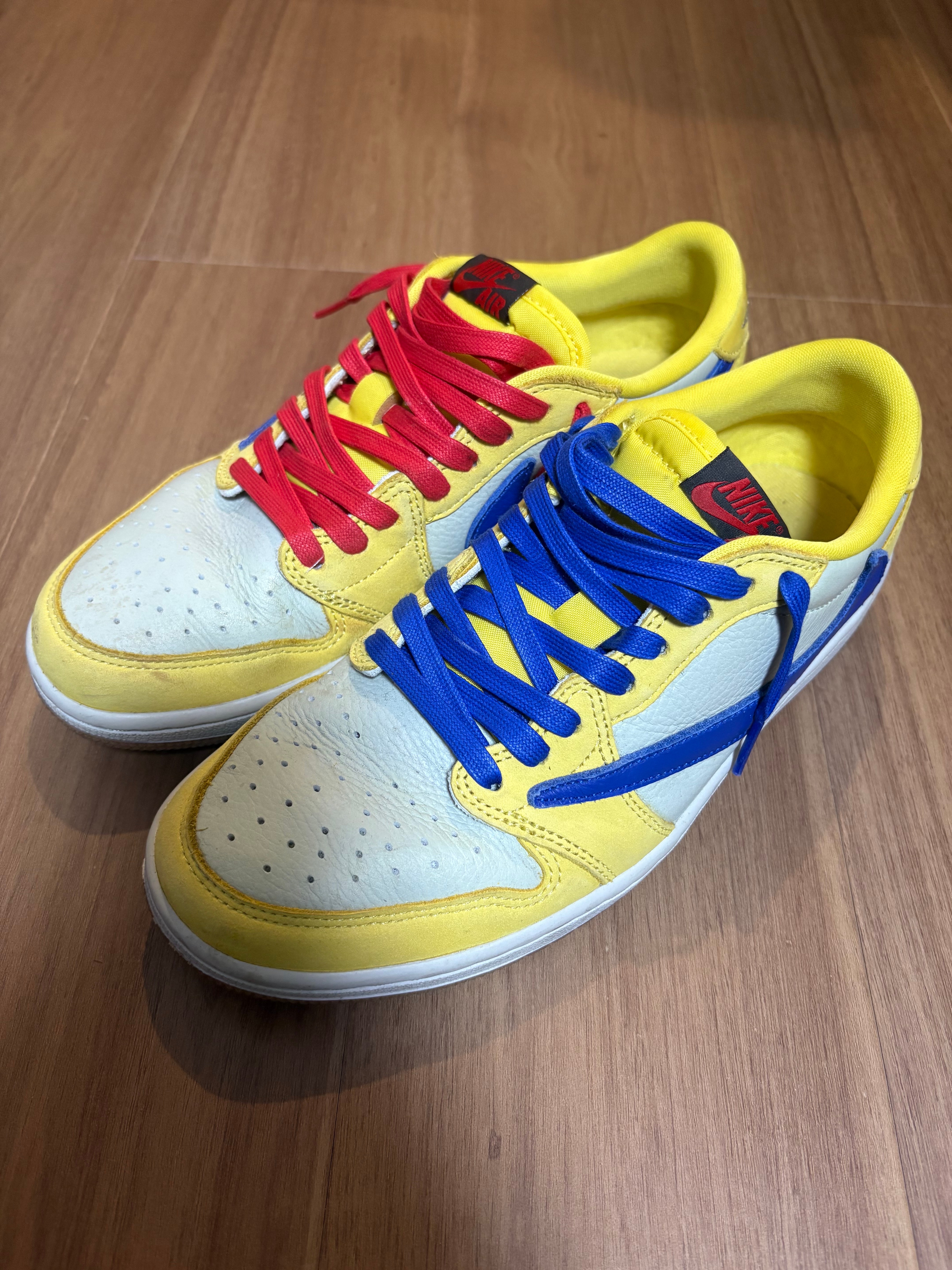 Travis Scott × Nike Women's Air Jordan 1 Retro Low OG "Canary"