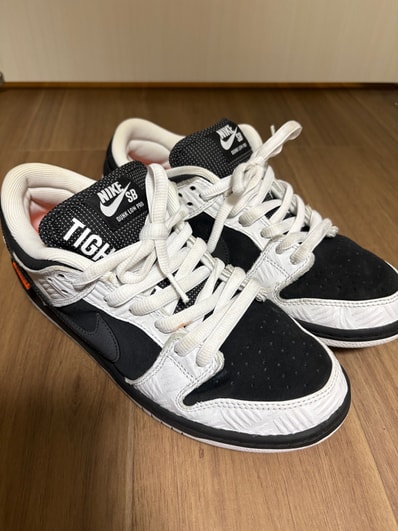 TIGHTBOOTH × Nike SB Dunk Low Pro QS "Black and White"