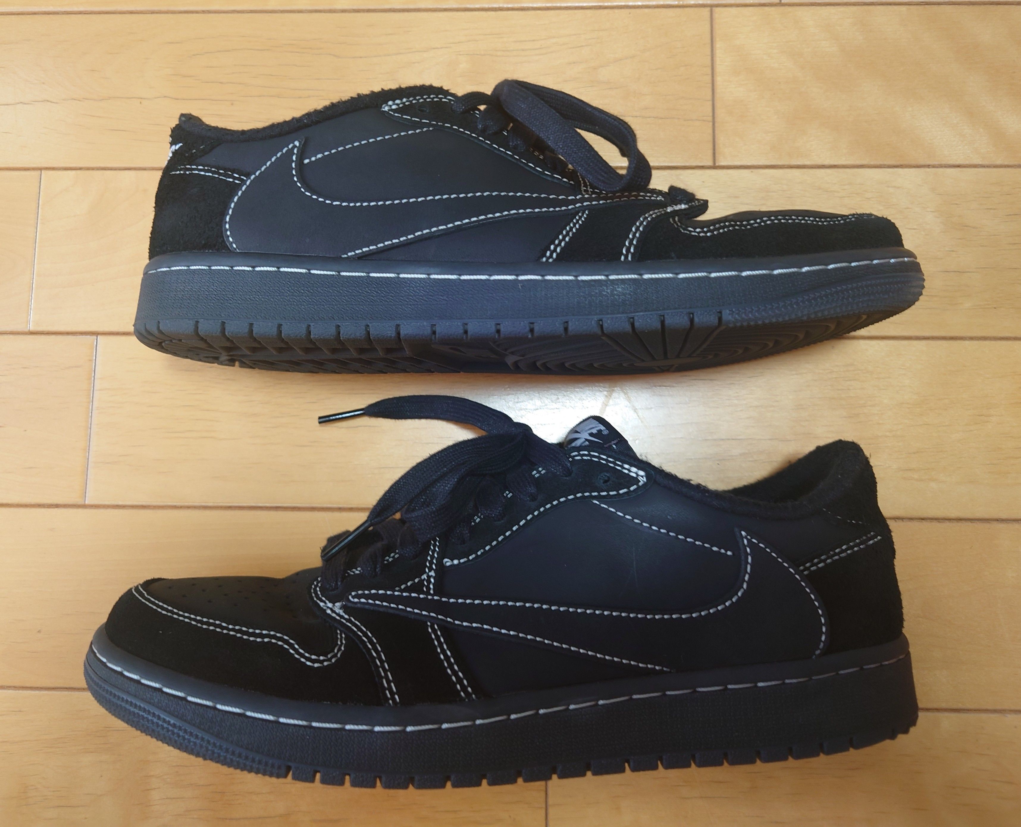 Travis Scott × Nike Air Jordan 1 Low OG SP "Black Phantom"