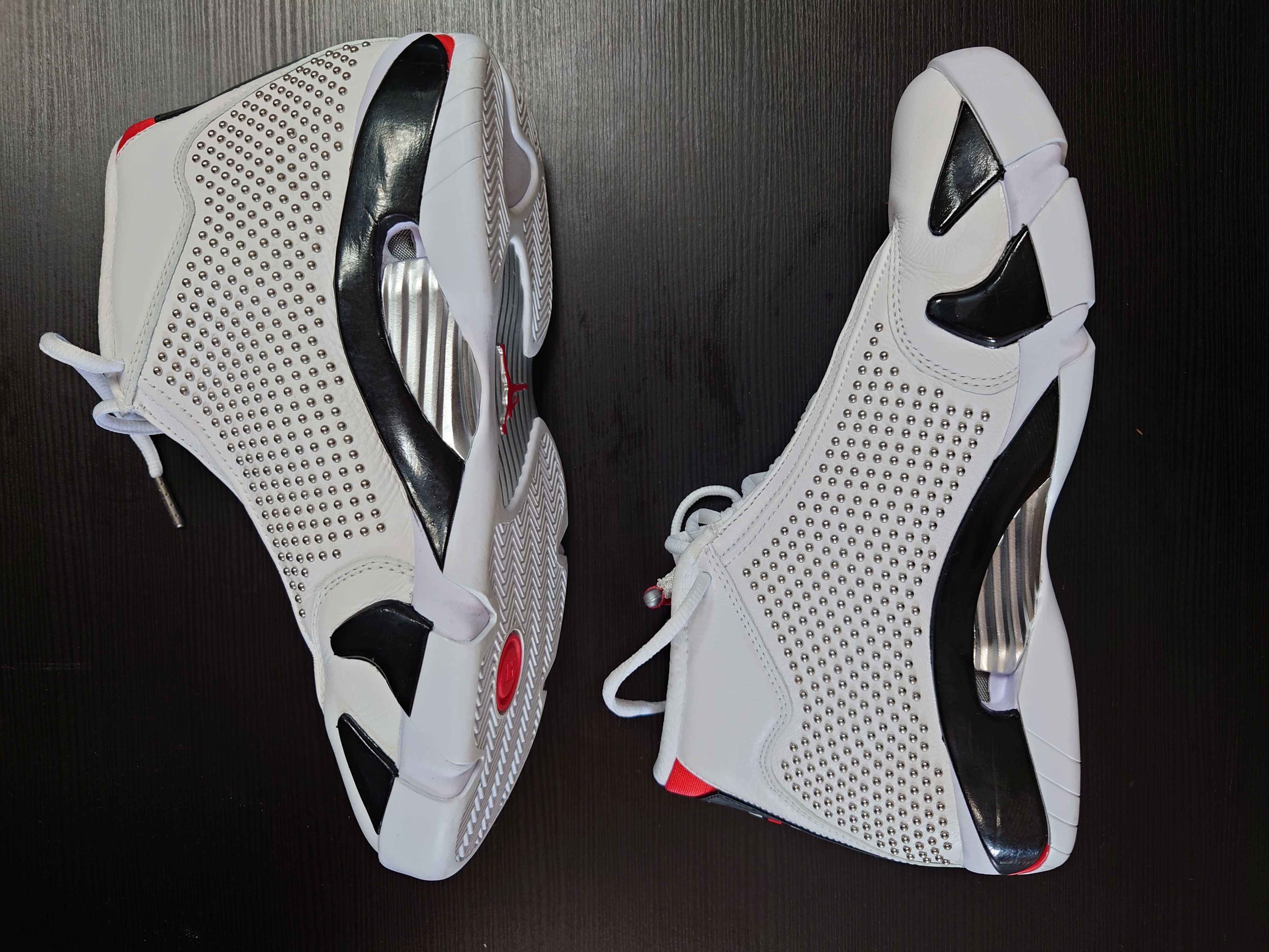 Supreme × Nike Air Jordan 14 Retro "White/University Red"