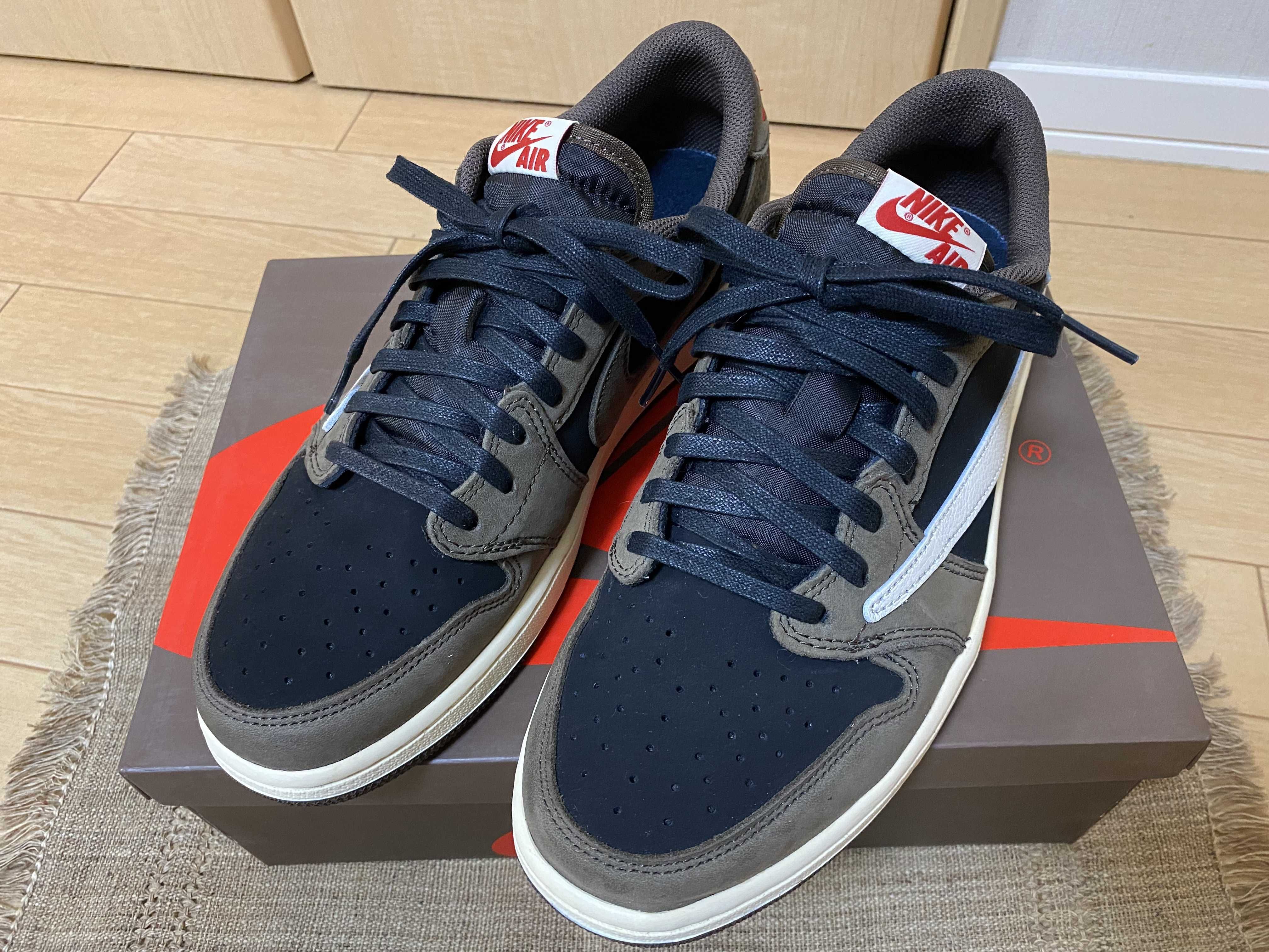 Travis Scott × Nike Air Jordan 1 Low OG SP-T "Black/Dark Mocha"