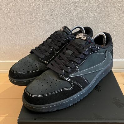 Travis Scott × Nike Air Jordan 1 Low OG SP "Black Phantom"
