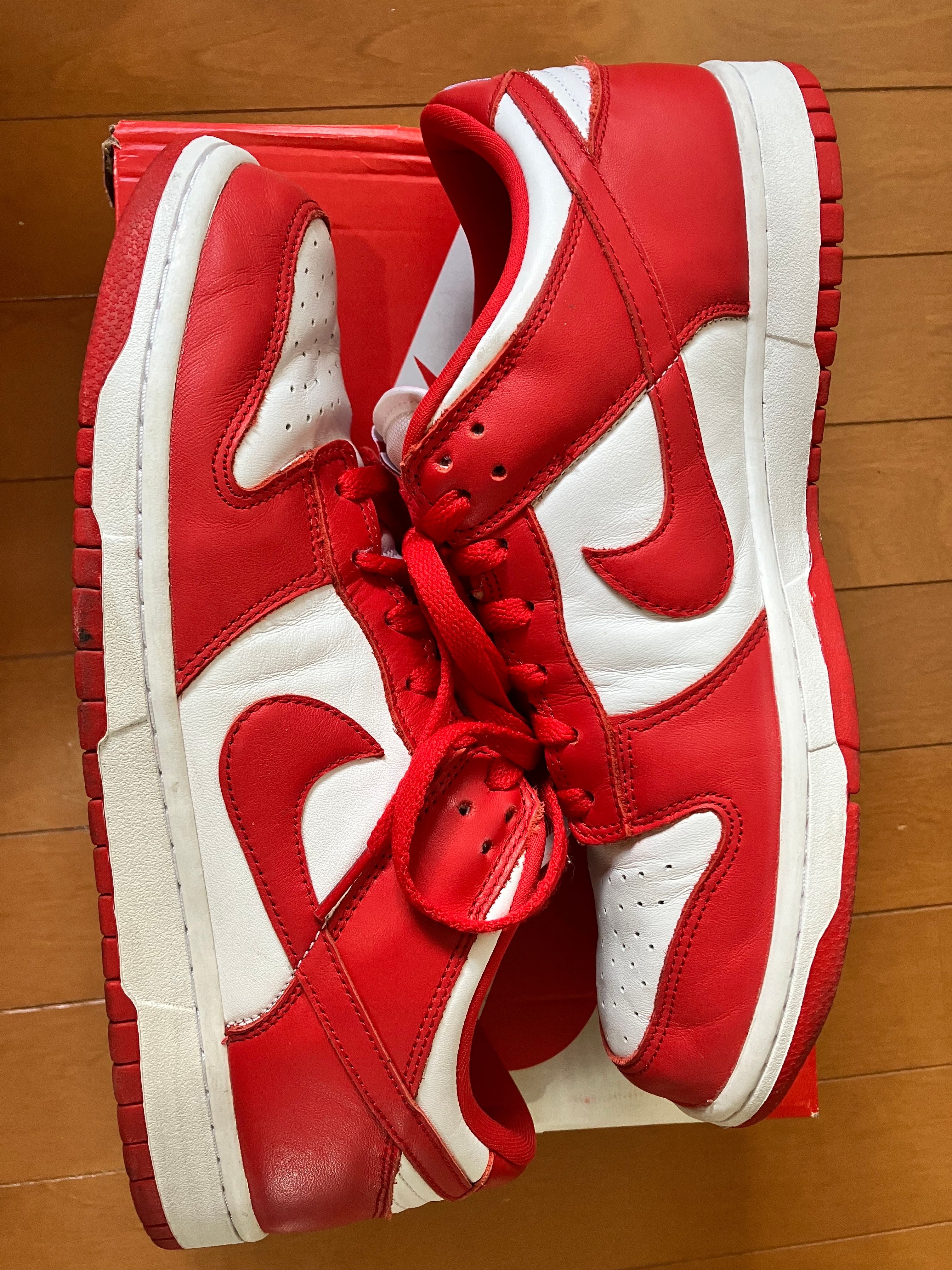 Nike Dunk Low SP "White and University Red"
