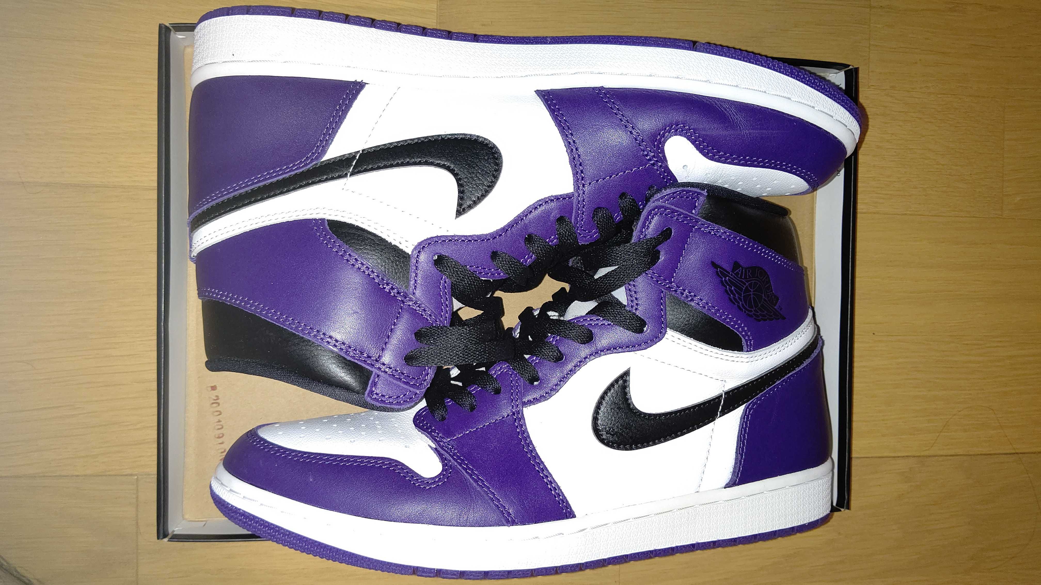 Nike Air Jordan 1 Retro High OG "Court Purple White/Black" (2020)